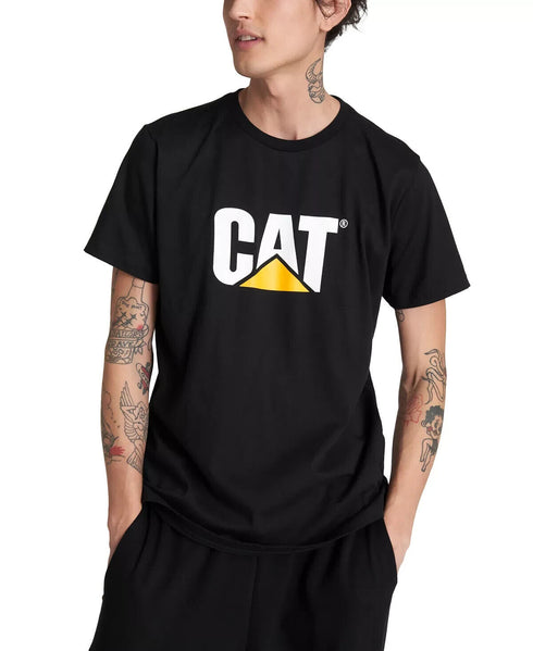 CATERPILLAR Men's Logo Graphic T-Shirt Black Size Large