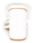 Journee Collection Women's Melissa Woven Sandals White 9.5W