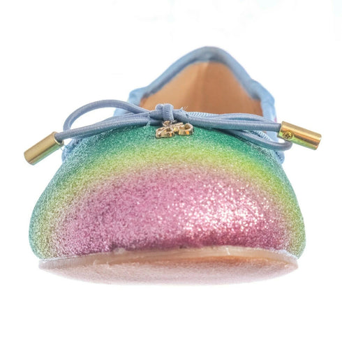 Sam Edelman Rainbow Ombre Felicia Ballet Classic Flat Girl's US Size 12 youth