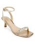 Jewel Badgley Mischka Womens Charisma Kitten Heel Evening Sandals Size 8M