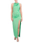 Bcbgmaxazria Back Twist Halter Gown Absinthe Green Size 2