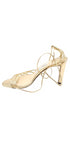 Jimmy Choo Womens Antia 85 Gold Strappy Sandals Shoes US Size 6 (B,M) MSRP $725