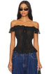 LIONESS Timeless Ruffle Top Black Size M