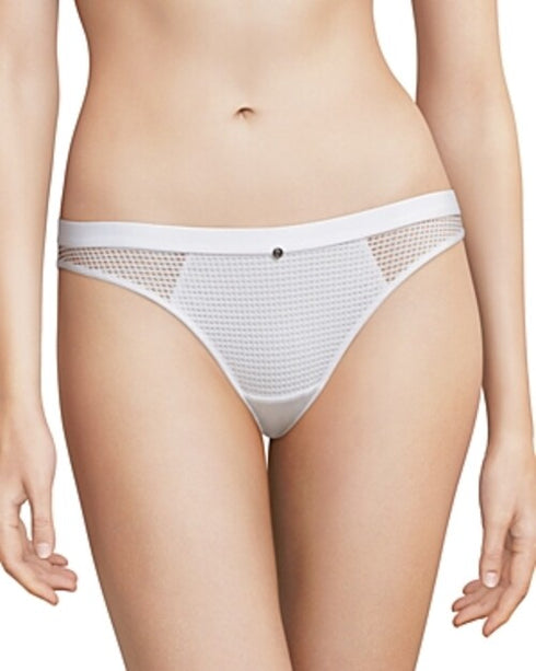 Chantelle Motif Brazilian Briefs - White Size XL (16)