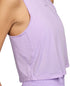 Nike Women's Solid One Classic Dri-FIT Cropped Tank Top Lilac M