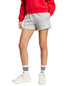 adidas Women's Essentials Small Logo Fleece Shorts Medium Grey L