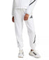 adidas women's Z-N-E- Fleece Pant Front Zip Pockets Ribbed Cuffs White L
