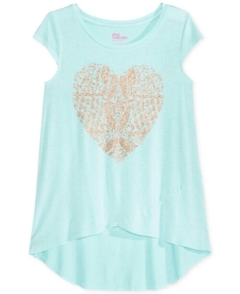 Epic Threads Heart-Print T-Shirt, Big Girls Size Medium