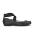 Jessica Simpson Women's Mandalaye Elastic Criss-Cross Ballet Black 8M