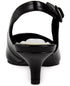 EASY STREET Faye Slingback Kitten-Heel Pumps Black Size 8W