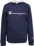 CHAMPION Big Boys Embroidered Signature Hoodie Blue Size M (10-12)