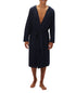 Gap Men's Blue Hooded Waffle-Knit Robe Size M