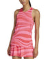 adidas Women's Club Slim-Fit Racerback Tank Top Lucid Pink S