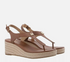 Michael Kors Laney Thong Espadrille Sandals Luggage 5.5M Brown