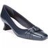 Easy Street Waive Pumps Solid Slip On Square Toe Navy 9M