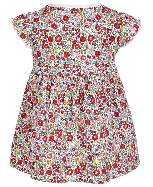 FIRST IMPRESSIONS Baby Girls Garden Floral Cotton Tunic 12 Months