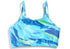 ID Ideology Toddler Girls Brushstroke Swimsuit Top Butterfly Blue Size 3T