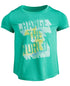 ID IDEOLOGY Toddler Girls Change the World T-Shirt True Green Size 3T