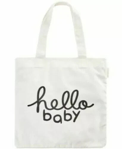 First Impressions Hello Baby Cotton Tote Bag, Angel White ONE SIZE