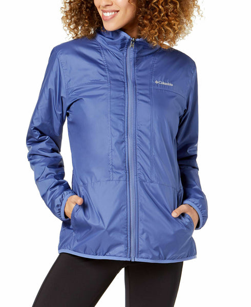 Columbia Reversible Fleece-Lined Jacket (Purple, XS)