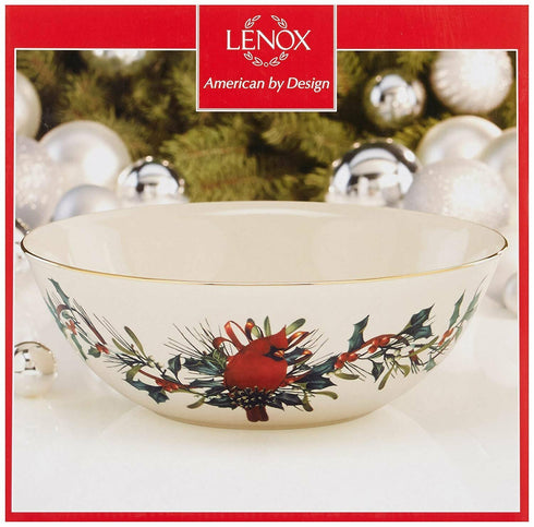 Lenox Winter Greetings Large Bowl 10.75 Inches NEW IN BOX