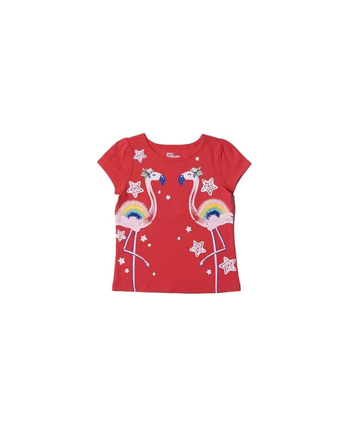 EPIC THREADS Toddler Girls Short Sleeve Graphic Tee Teaberry (Red) Size 3T