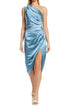 Cassini One-Shoulder Dress Elliatt Blue L