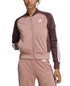 adidas Women's Colorblocked Tricot Tracksuit Jacket Warm Clay M