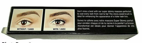 NYX The Skinny Black Mascara Water Resistant TSM01 Black/ Noir