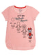 Disney how to draw Minnie Mouse Embroidered Graphic T-Shirt Pink Size Small
