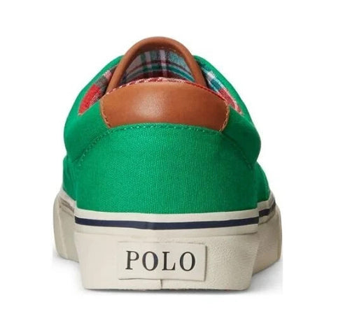 POLO RALPH LAUREN Mens Padded Treaded Round Toe Lace-Up Sneakers KEATON GREEN 9