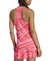 adidas Women's Club Slim-Fit Racerback Tank Top Lucid Pink S