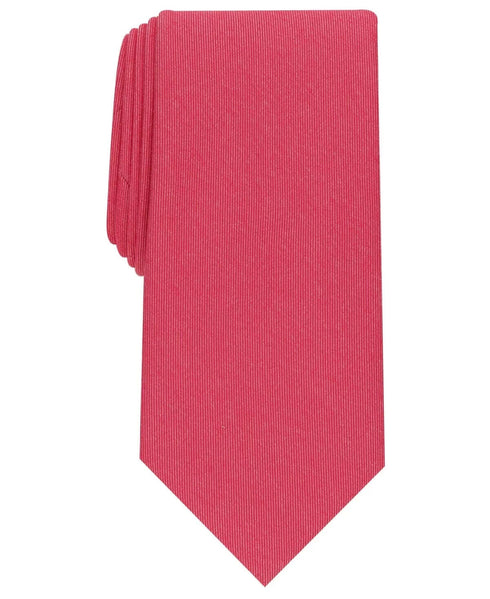 Club Room Men's One Size Classic Width Solid Tie, Red, NwT