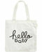 First Impressions Hello Baby Cotton Tote Bag, Angel White ONE SIZE