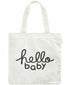 First Impressions Hello Baby Cotton Tote Bag, Angel White ONE SIZE