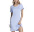 Skechers Women's GO DRI® SWIFT T-Shirt Dress White Lavender XL