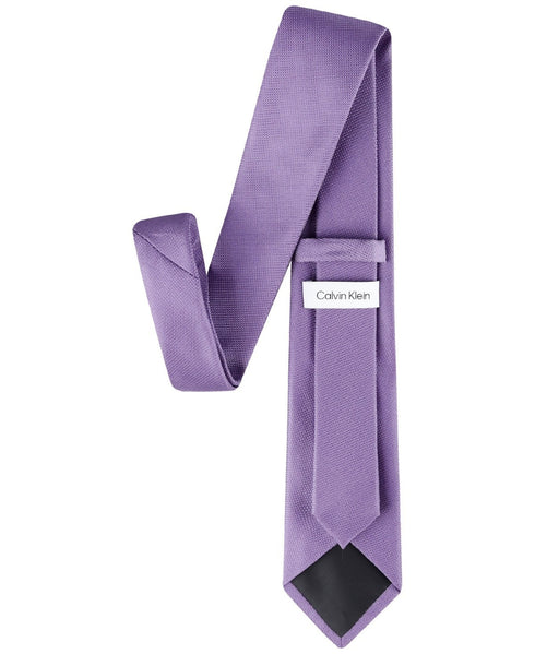 Calvin Klein Men's Sienna Solid Tie Purple One Size