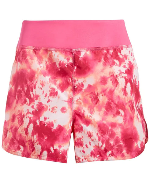 ID IDEOLOGY Little Girls Tie-Dye Elastic-Waist Shorts Pink Size 5