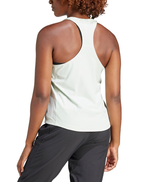 adidas Women's Own The Run Tank Top Linen Green L