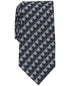 PERRY ELLIS Men's Dunstan Geometric-Print Tie Black ONE SIZE