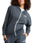Puma Women's Essential Contrast Tape Logo Polyester Hoodie Gray S