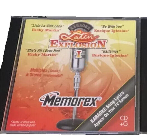 Karaoke LATIN EXPLOSION 1 KARAOKE SONG LYRICS CD+GRAPHICS