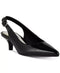EASY STREET Faye Slingback Kitten-Heel Pumps Black Size 8W