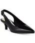 EASY STREET Faye Slingback Kitten-Heel Pumps Black Size 8W