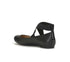 Jessica Simpson Women's Mandalaye Elastic Criss-Cross Ballet Black 8M