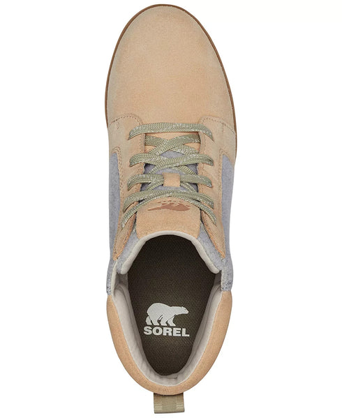 SOREL Women's Evie Lace-Up Wedge Ankle Booties Ceramic Size 7.5M