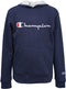 CHAMPION Big Boys Embroidered Signature Hoodie Blue Size M (10-12)