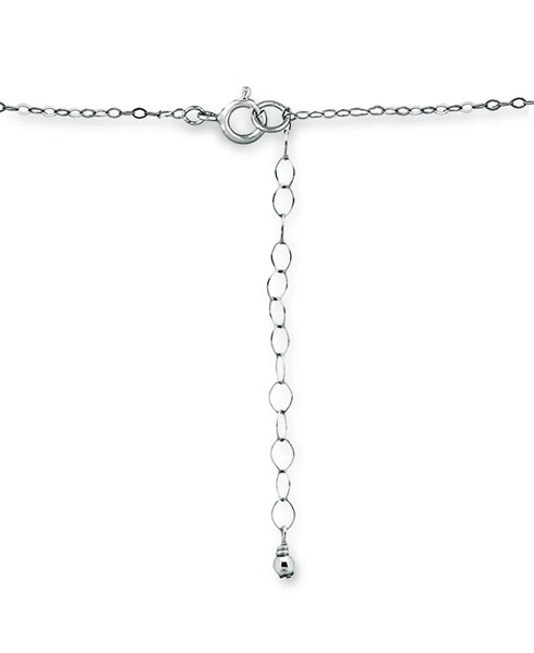 GIANI BERNINI Cubic Zirconia & Enamel Teardrop Pendant Necklace Sterling Silver