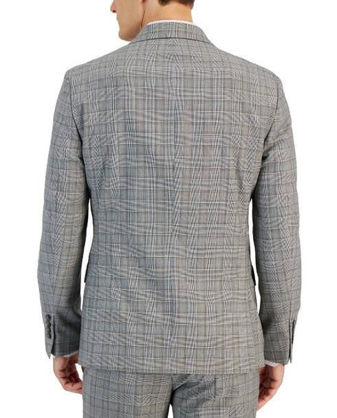 Tallia Men's Slim-Fit Wool Suit Separate Jacket Cream Brown Size 38S