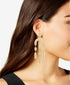 Rachel Roy Gold-Tone Acrylic-Covered Crystal Chandelier Earrings